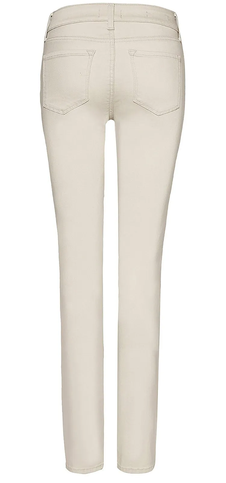 Marilyn Straight Beige Jeans Premium Denim | Feather