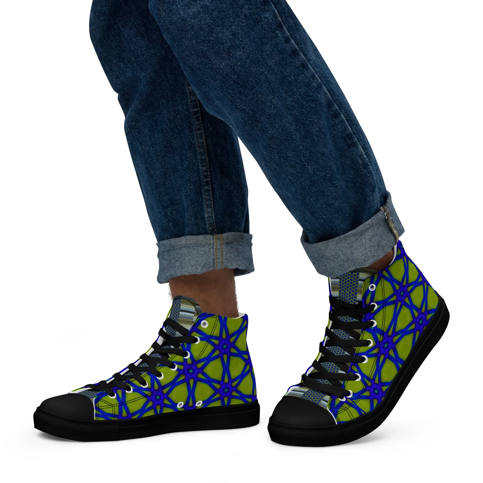 Men’s high top canvas shoes - Longhorn Beetle