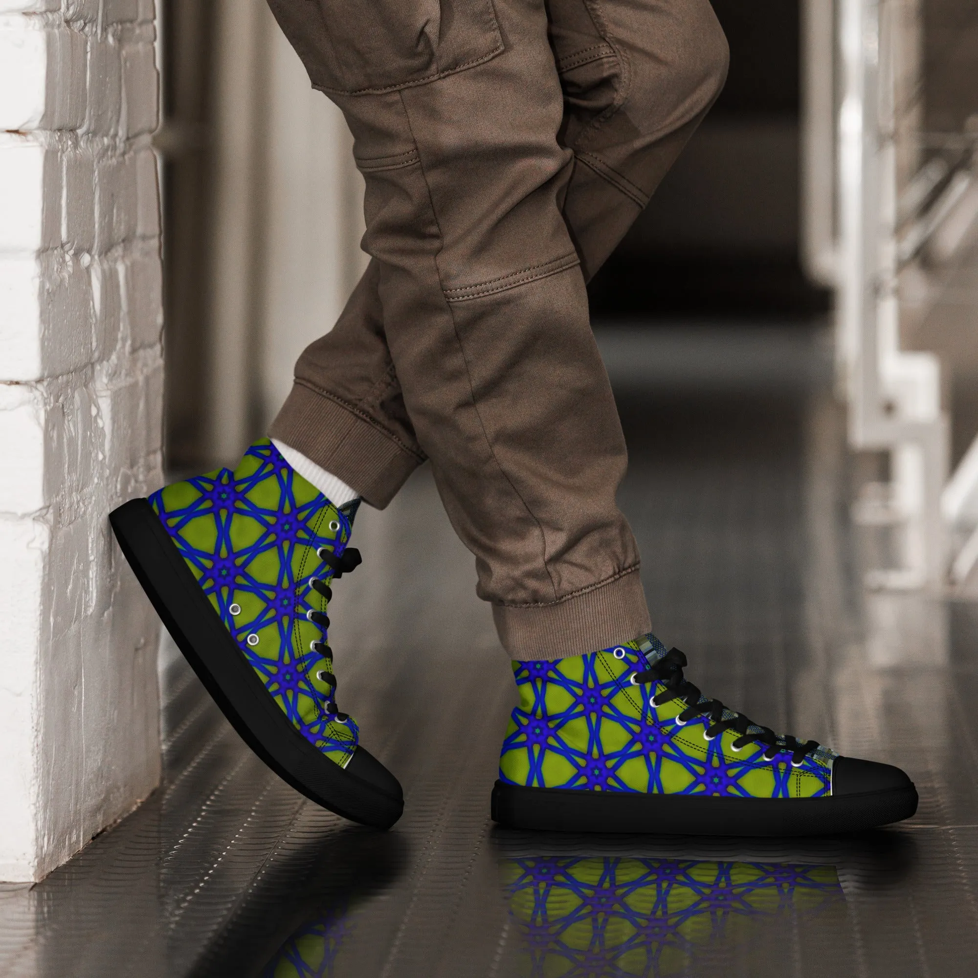 Men’s high top canvas shoes - Longhorn Beetle