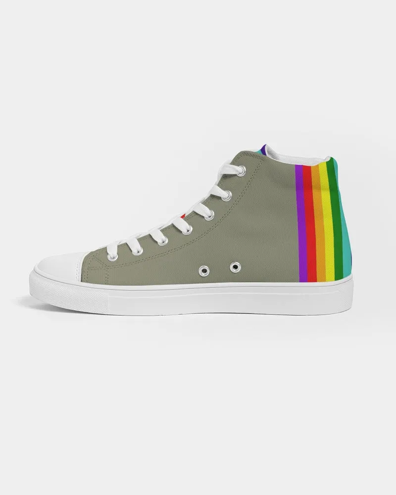 Olive Tree Men's Hightop Canvas Shoe