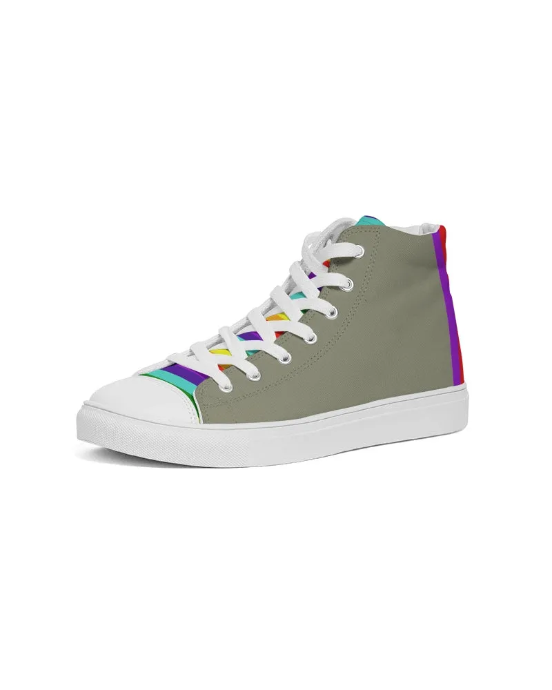 Olive Tree Men's Hightop Canvas Shoe