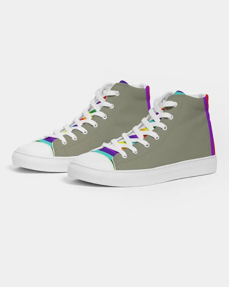 Olive Tree Men's Hightop Canvas Shoe
