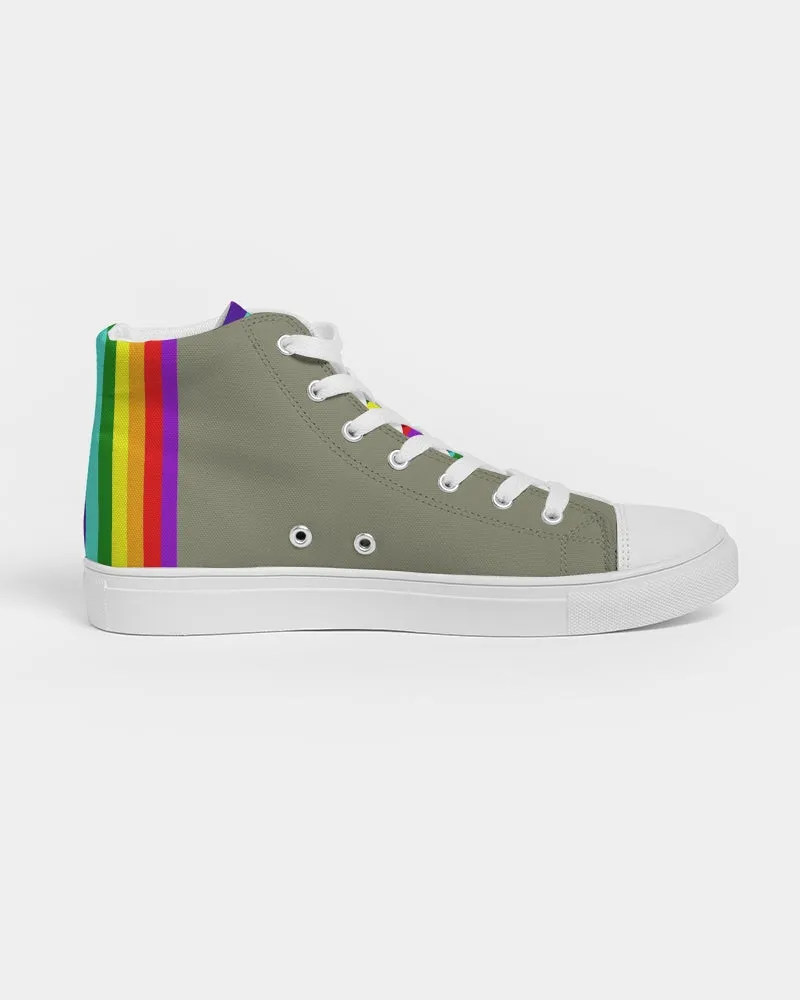 Olive Tree Men's Hightop Canvas Shoe