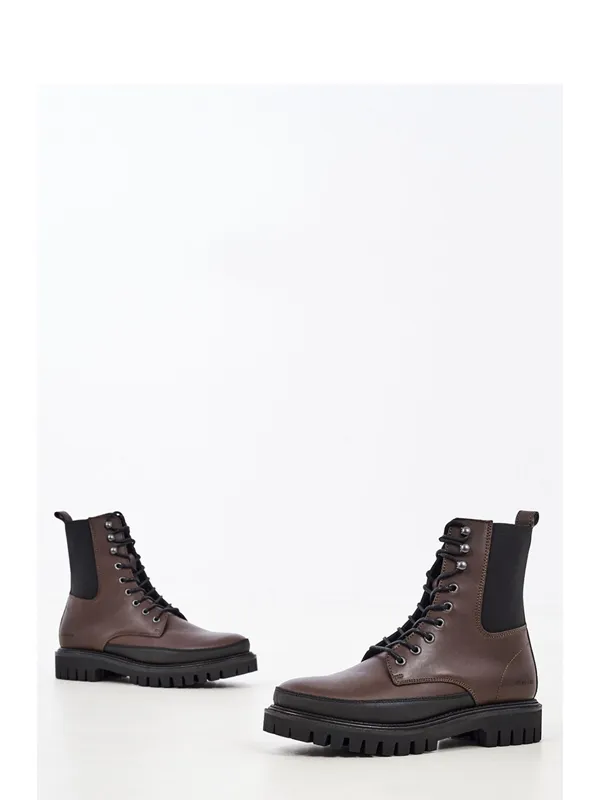Premium Casual Chunky Lth Boot