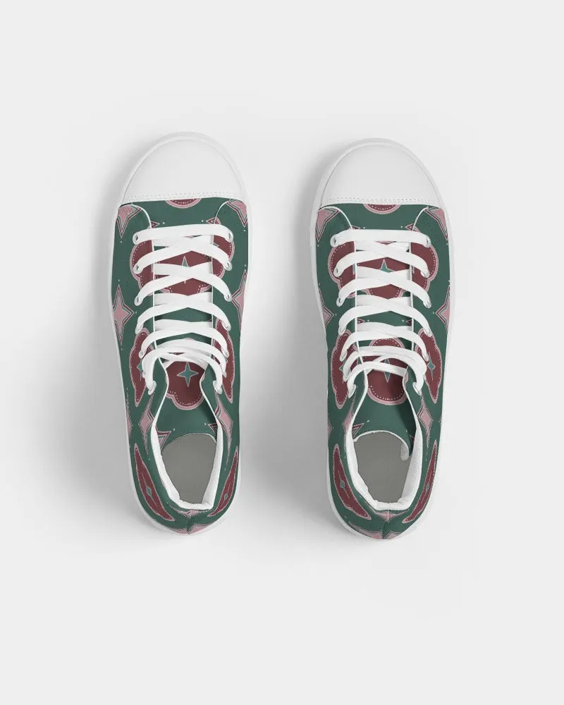 Retro Men's Hightop Canvas Shoe
