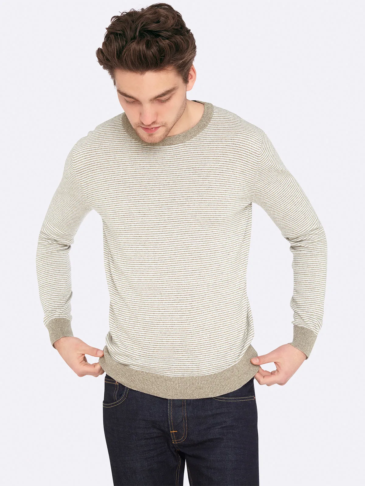 Robbie Striped Knit Pullover