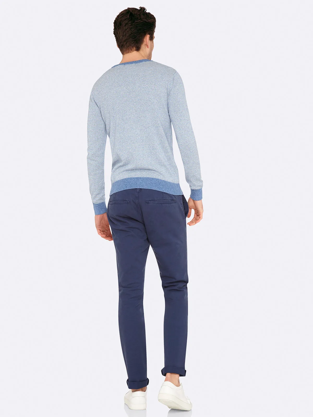 Robbie Striped Knit Pullover