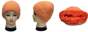 Sparkly Fleece-Lined Knit Beanie - HT2103