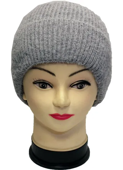Sparkly Fleece-Lined Knit Beanie - HT2103