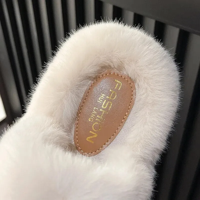 Super Soft Anti-Slip Plush Women's Slippers