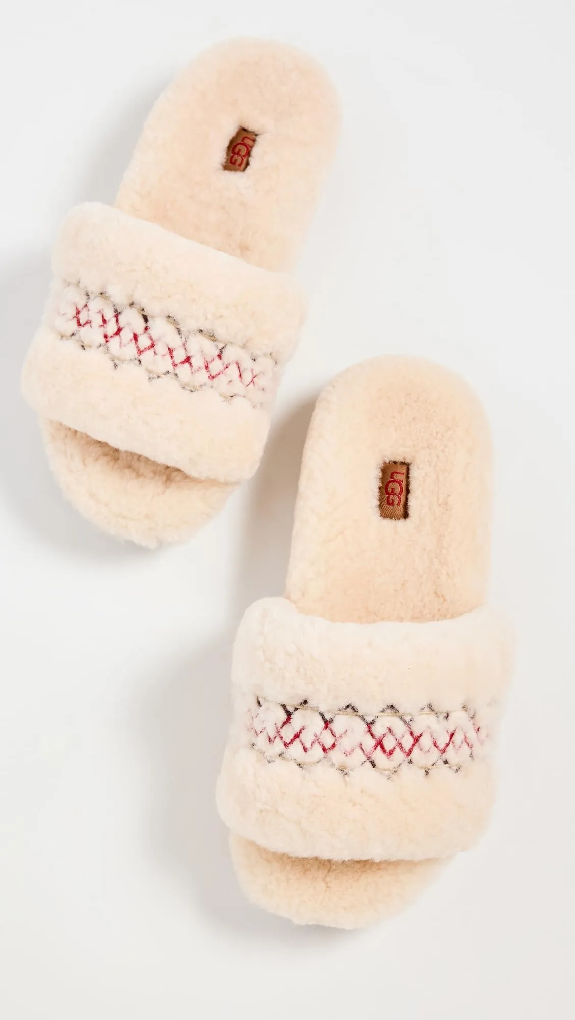 UGG Women's Cozetta Ugg Braid Slipper, Natural