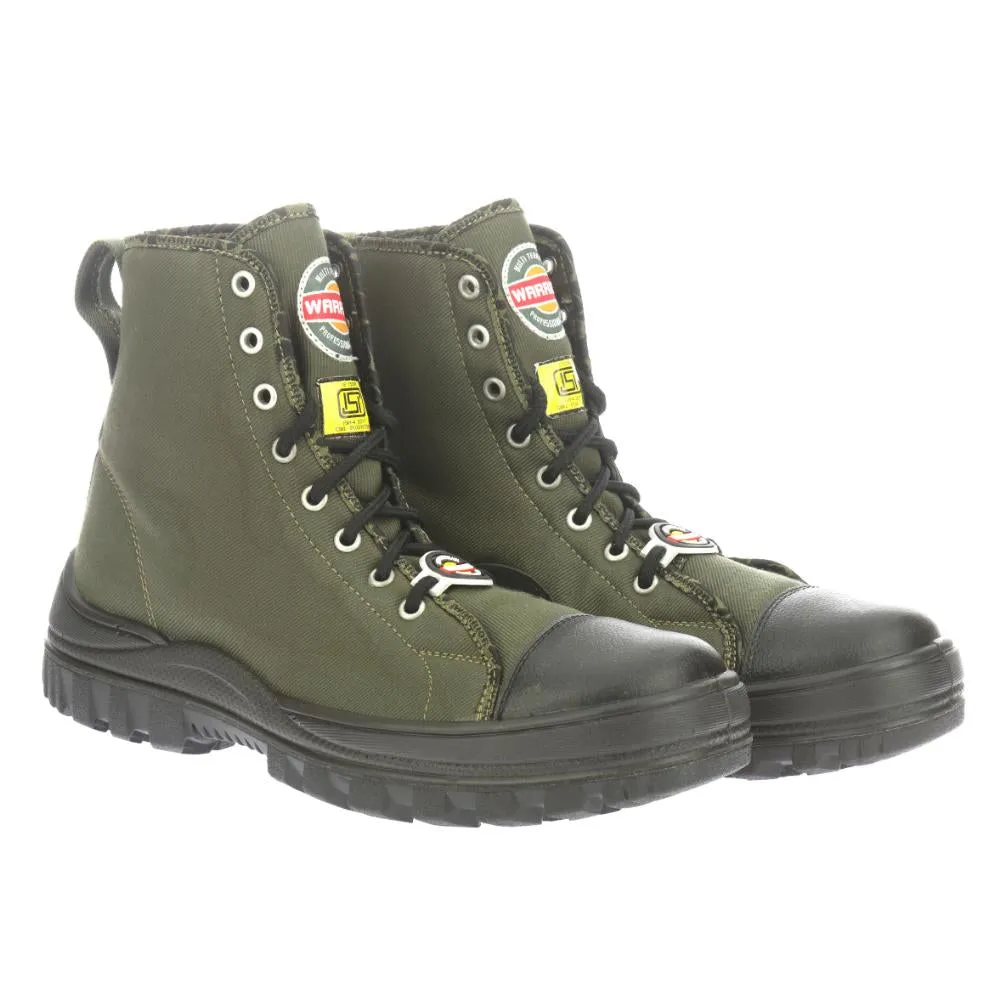 Warrior Olive Green Defence Anti Spike Jungle Boot For Men 3019-05 By Liberty