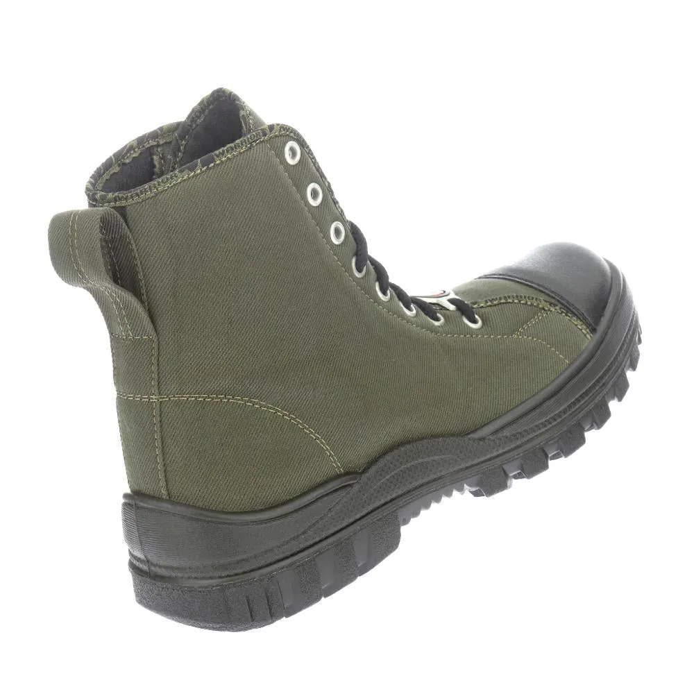 Warrior Olive Green Defence Anti Spike Jungle Boot For Men 3019-05 By Liberty