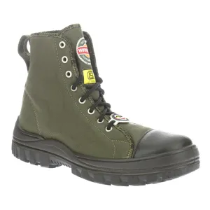 Warrior Olive Green Defence Anti Spike Jungle Boot For Men 3019-05 By Liberty
