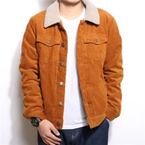 West Louis Corduroy Fleece Lined Jacket