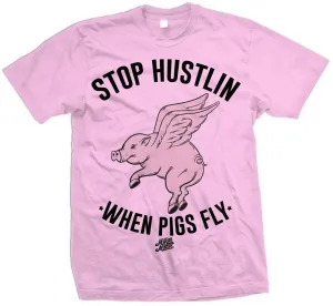 When Pigs Fly - Pink T-Shirt