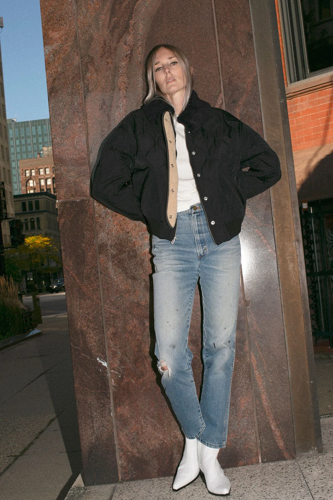 White Hillary Western Boot